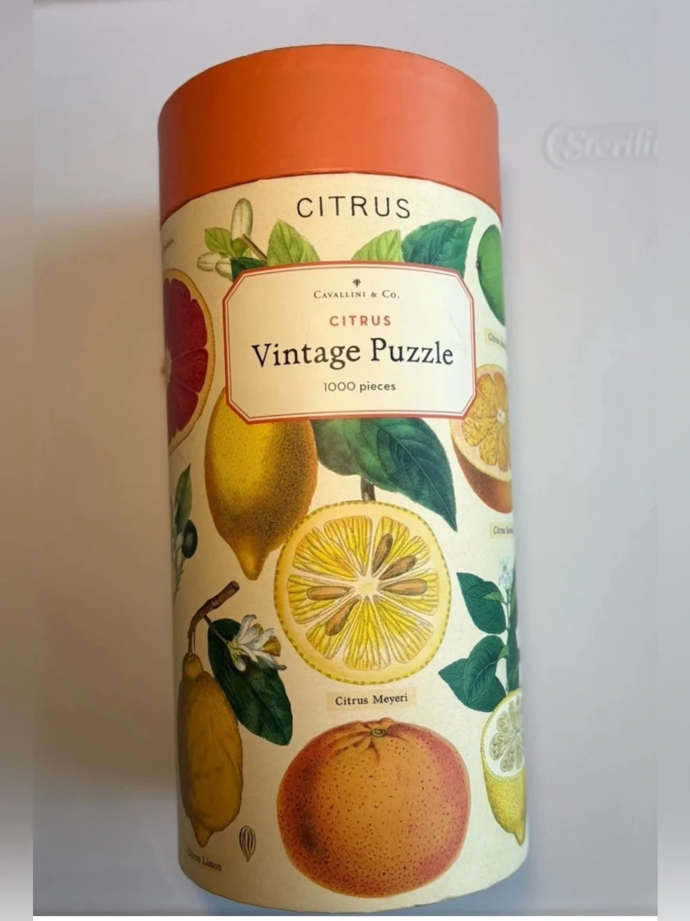 Cavallini & Co Vintage Citrus Puzzle 1000 Pieces Game Night